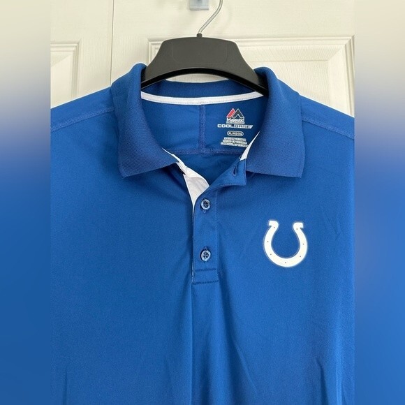 Indianapolis Colts Polo Shirt Short Sleeve Top Men’s size XL - Picture 5 of 7